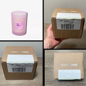 Victorias Secret Large Scented Candle Pink Coco 6.3 oz